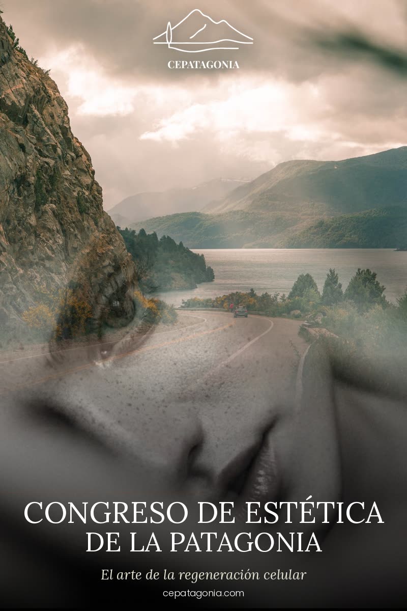 Pieza vertical del congreso: ruta de montaña y rostro fundidos
