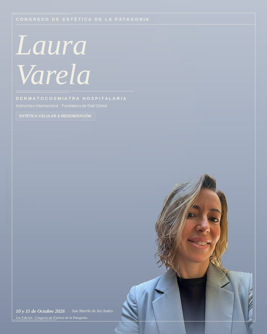 Pieza de presentación de la speaker Laura Varela